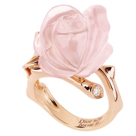 rose ring dior|vintage Dior ring.